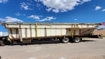 Shipping a fiberglass pool.