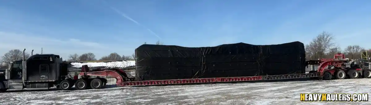 Hauling tarped materials