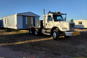 Shipping a mobile home.