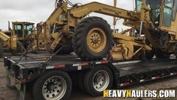 hauling a motor grader to Milwaukee, WI