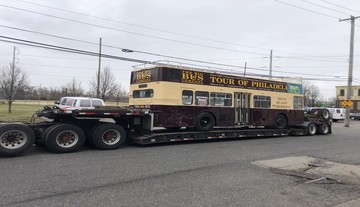 Transporting a 1965 Double Decker Bus