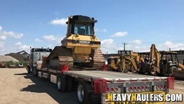 Oversize load transport of a boiler