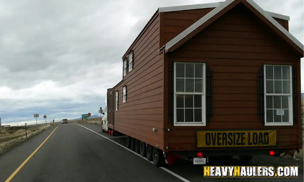 Transporting an oversized portable home