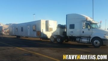 Shipping a double wide mobile home.