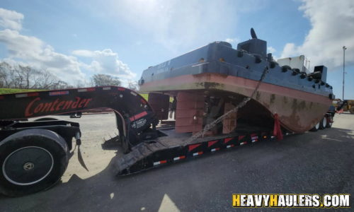 Transporting a Push Barge Dayla W.