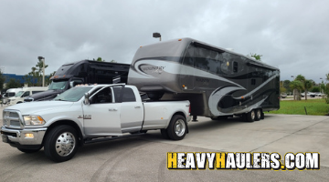 travel trailer transported with drive away servcies
