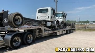 Shipping Internationalsingle axle daycab trucks.