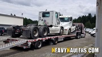 Shipping two Freightliner daycabs.
