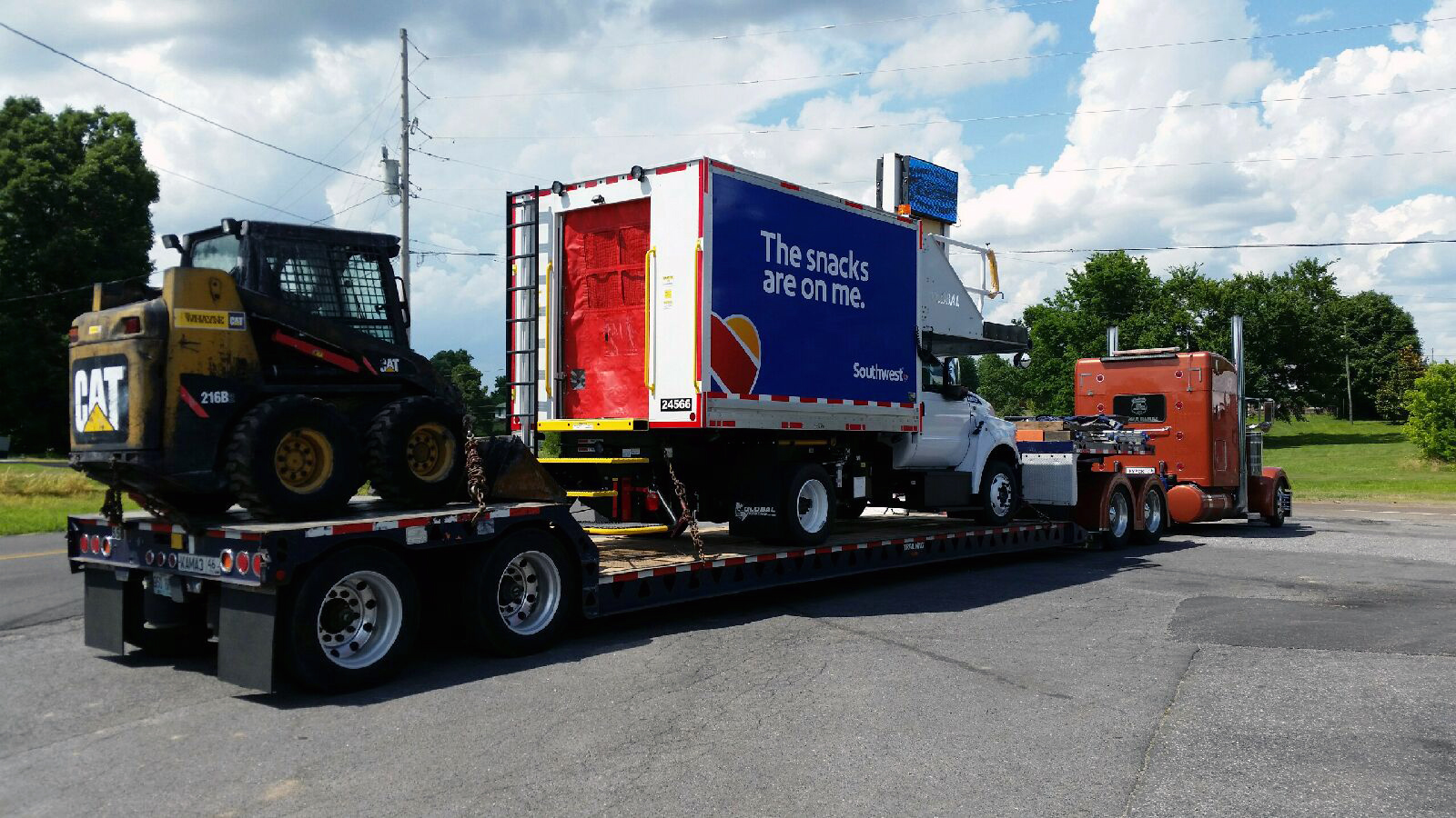 Skid Steer Shipping Services | Heavy Haulers | (800) 908-6206