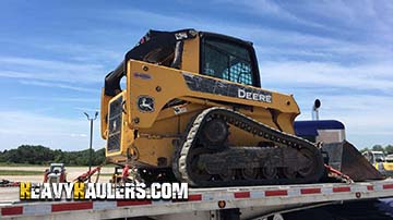 Shipping a John Deere skid steer.