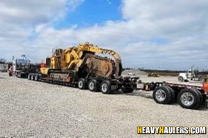 2006 Tesmec M5 Trencher tractor haul.