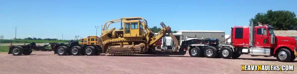 8-axle trailer towing