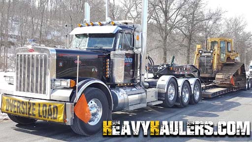 9-axle trailer towing