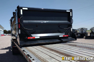 2022 Loewen Dump Bed shipped on a flatbed trailer.