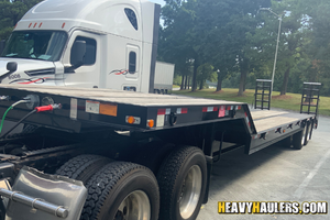 Using power only services to ship a 2019 Neville 35 ton trailer