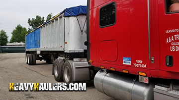 Using power onlyu services to ship an aluminum end dump trailer