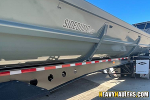 Using power only services to haul a 2023 tandem axle side dump trailer