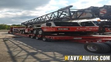 LINK BELT HC-238A crane haul.