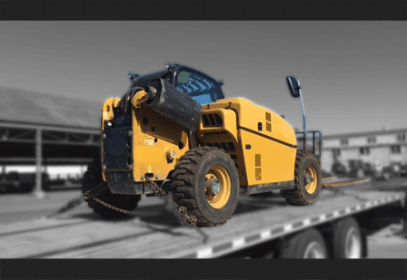 Heavy Haulers can handle shipping your telehandler