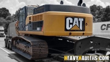 Transporting oversize CAT freight.