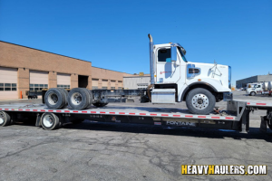 Shipping a Freightliner cab chassis.