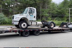 Shipping a 2013 FRTL M2 single axle daycab.
