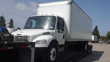 Transporting 2014 Freightliner M2 Box Truck