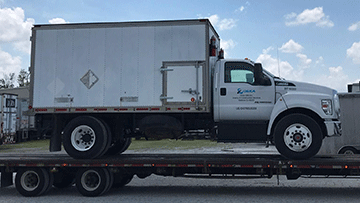 Transporting 2018 Ford F650 Box Truck