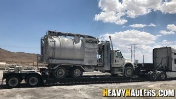 Hauling a truck from Providence, RI.