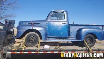 vintage pickup truck transport