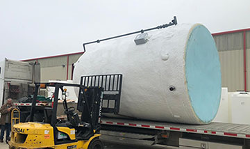 Water tank shipping