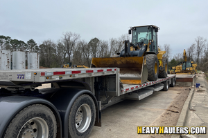 Shipping a John Deere wheel loader.