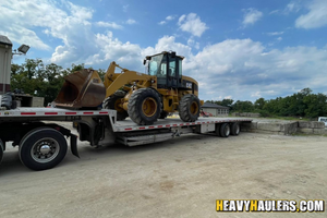 Shipping a CAT 928G wheel loader.