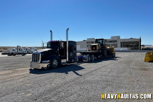 2005 Cat 966G Series II wheel loader transport.