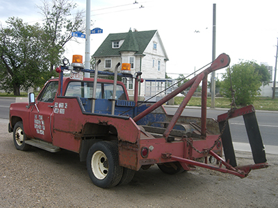 Winch truck shipping