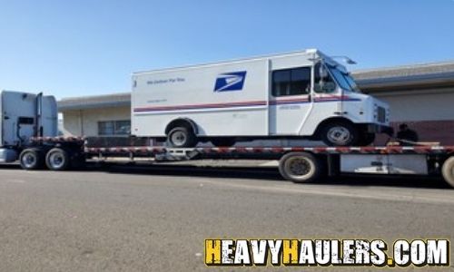 USPS truck pony transport.